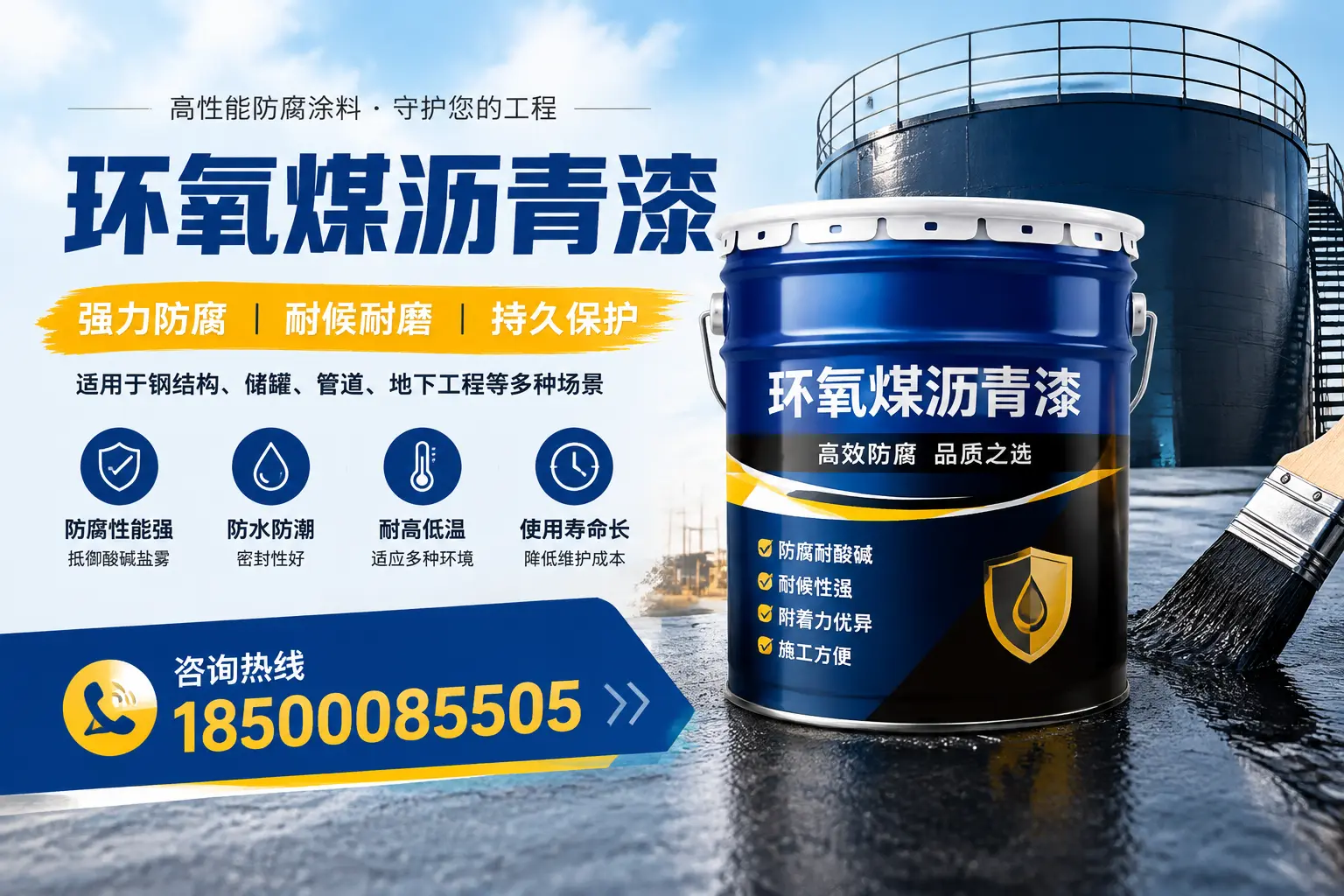 环氧煤沥青漆在工业中的应用，塔城企业的选择